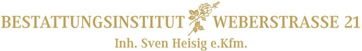 Logo: Bestattungsinstitut Weberstraße